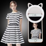 New USB Charge Selfie Portable Flash Led Camera Phone Photography Ring Light Enhancing Photography for Smartphone Selfie Light