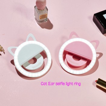 New USB Charge Selfie Portable Flash Led Camera Phone Photography Ring Light Enhancing Photography for Smartphone Selfie Light