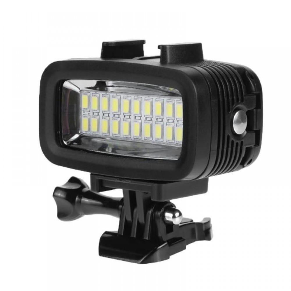Underwater 5500K LED Video Light 130ft Super Bright Diving Gopro Lighting Fill Lamp Suitable for GOPRO SJCAM Action Camera