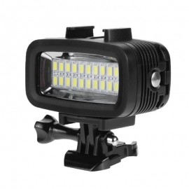 Underwater 5500K LED Video Light 130ft Super Bright Diving Gopro Lighting Fill Lamp Suitable for GOPRO SJCAM Action Camera
