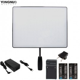 YONGNUO YN-600 Air YN600 Air Ultra Thin LED Camera Video Light Panel 5500K Photography Studio Lighting+AC Power Adapter+Battery