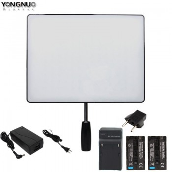 YONGNUO YN-600 Air YN600 Air Ultra Thin LED Camera Video Light Panel 5500K Photography Studio Lighting+AC Power Adapter+Battery