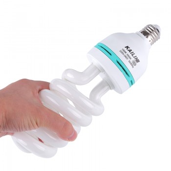 High Quality E27 5500K 200V-240V Photography Studio Lighting Bulb Photo Daylight Balanced Energy Saving fluorescent Lamp