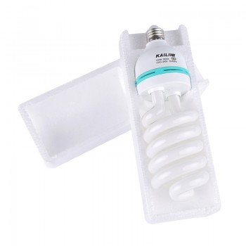High Quality E27 5500K 200V-240V Photography Studio Lighting Bulb Photo Daylight Balanced Energy Saving fluorescent Lamp