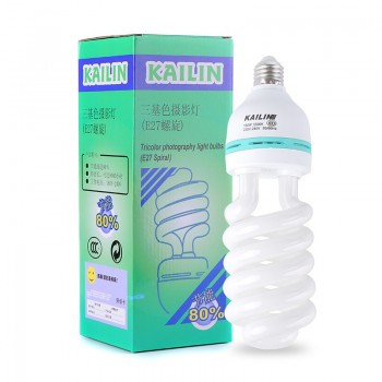 High Quality E27 5500K 200V-240V Photography Studio Lighting Bulb Photo Daylight Balanced Energy Saving fluorescent Lamp