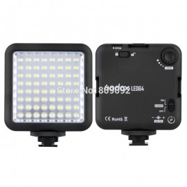 Godox 64-LED Video Camcorder SLR Camera Hot Shoe Continuous Light Lamp for Canon Nikon for Wedding News Interview Macrophotograp