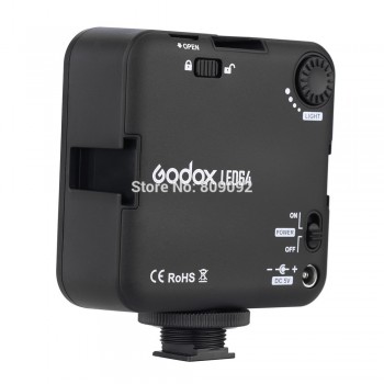 Godox 64-LED Video Camcorder SLR Camera Hot Shoe Continuous Light Lamp for Canon Nikon for Wedding News Interview Macrophotograp