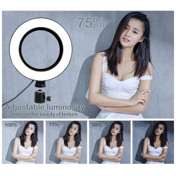 Dimmable LED Selfie Ring Light Youtube Video Live With 120cm-160cm Tripod USB Plug 3500-5500k Photo Studio Photography Light