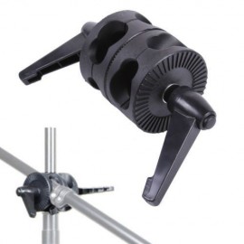 Supon Swivel Dual Head Grip Holder Bracket for Photo Studio Boom Reflector Arm Support