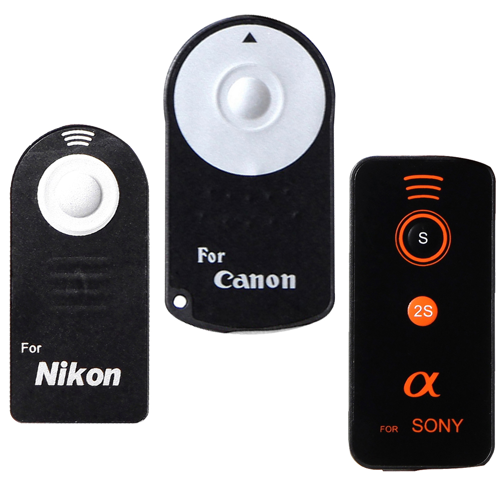 Remote Shutter Release Infrared Wireless Selfie Button with CR2025 for DSLR Camera Canon RC-6 Nikon ML-L3 Sony 2s