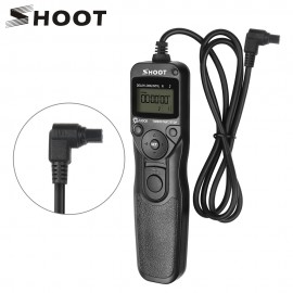 SHOOT RS-80N3 LCD Timer Shutter Release Remote Control for Canon EOS 5D Mark II 5D 6D 7D 10D 20D 30D 40D 50D 1D 1DS 5D Mark III
