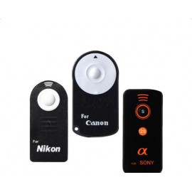 Remote Shutter Release Infrared Wireless Selfie Button with CR2025 battery for DSLR Camera Canon RC-6 Nikon ML-L3 Sony 2s
