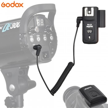 Godox CT-16 16 Channels Wireless Radio Studio Flash Trigger Transmitter + Receiver Set for Canon Nikon Pentax Olympus