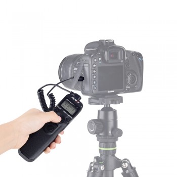 Viltrox JY-710-C1 Wireless LCD Interval Timer Remote Shutter Release for Canon 60D 77D 80D 200D 700D 650D 1500D 1300D EOSR M5 M6