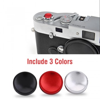 3pcs Universal Aluminium Alloy Camera Shutter Release Buttons with Concave Surface