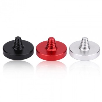 3pcs Universal Aluminium Alloy Camera Shutter Release Buttons with Concave Surface