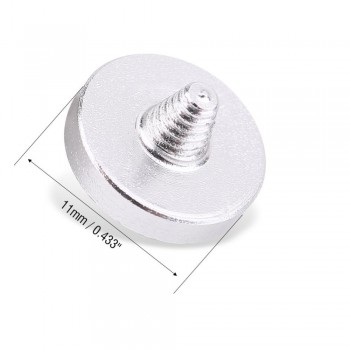 3pcs Universal Aluminium Alloy Camera Shutter Release Buttons with Concave Surface