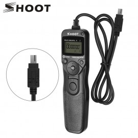 SHOOT MC-DC2 LCD Timer Remote Shutter for Nikon D3100 D5000 D7000 D90 D600 D610 D3200 D3300 D5100 D5200 D5300 Digital SLR Camera