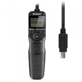 SHOOT MC-DC2 LCD Timer Remote Shutter for Nikon D3100 D5000 D7000 D90 D600 D610 D3200 D3300 D5100 D5200 D5300 Digital SLR Camera