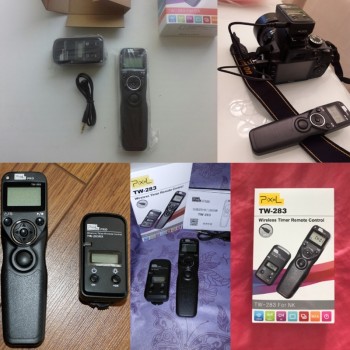 Pixel TW-283 Shutter Release Wireless Timer Remote Control For Canon Remote Sony Samsung Nikon d3400 d7200 d7000 d5300  Camera