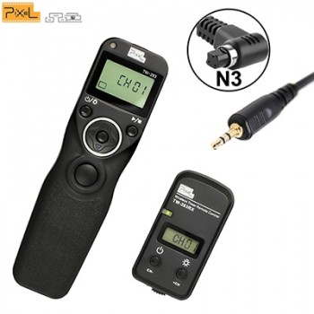 Pixel TW-283 Shutter Release Wireless Timer Remote Control For Canon Remote Sony Samsung Nikon d3400 d7200 d7000 d5300  Camera