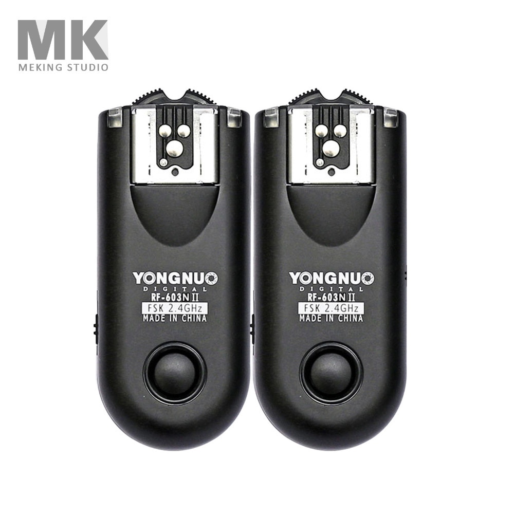 Yongnuo RF 603 II N3 Flash trigger RF603 Shutter Release Remote tranceiver for Nikon D90 D600 D7100 D5100 D3100 D3000 YN-560IV