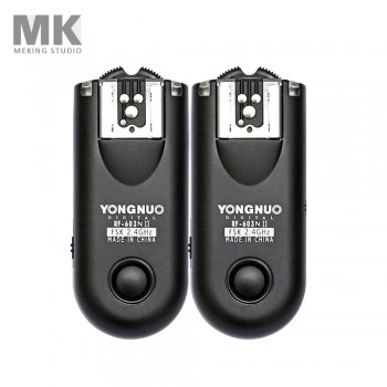 Yongnuo RF 603 II N3 Flash trigger RF603 Shutter Release Remote tranceiver for Nikon D90 D600 D7100 D5100 D3100 D3000 YN-560IV