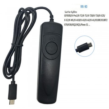 Foleto RR90 Remote Shutter Release Control RR-90 for fujifilm fujistu GFX50S XPro2 XT1 XT20 XT10 X30 X-T2 X-E2/E3 XQ1 XA1 Camera