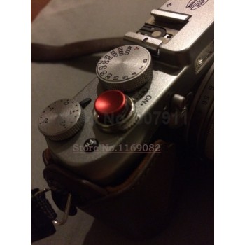 3pcs Red concave Release Shutter Button for Leica Fujifilm X100 x100s x10 x20 X-Pro1 m3 m6 m8 m9 x-e1 x-e2 Camera