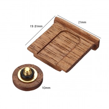 Wooden Wood Shutter Button Camera Hot Shoe Cover Set For Fuji Fuji-Film X Series Release Accessories Part Solid X100F Comfortabl