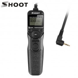SHOOT RS-60E3 LCD Time Shutter Release Remote Control for Canon EOS 1300D 1100D 1200D 650D 600D 550D 1000D 450D 350D 100D 60D
