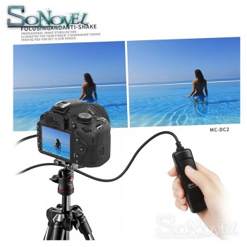 3M Remote Shutter Release Cable Cord For Nikon D7500 D7200 D7100 D5600 D5500 D5300 D5200 D5100 D3300 D3200 D750 D610 D600 MC-DC2