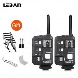 2x Godox Cells II High-Speed Flash Studio Photo Device Triggered Wireless Remote Flash Sync Speed of 1/8000 For Nikon Camera