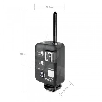 2x Godox Cells II High-Speed Flash Studio Photo Device Triggered Wireless Remote Flash Sync Speed of 1/8000 For Nikon Camera