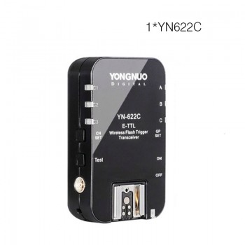 2pcs Wireless Flash Trigger Receivers Yongnuo YN622C + YN622C-TX E-TLL Transceiver for all Canon Yongnuo YN685 YN600EX-RT II
