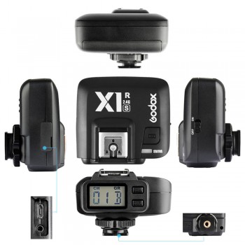 Godox X1R-C / X1R-N / X1R-S TTL 2.4G Wirelss Flash Receiver for X1T-C/N/S Xpro-C/N/S Trigger Canon / Nikon / Sony Dslr Speedlite