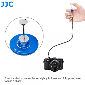 JJC Camera 15.7 Connector Shutter Release Cable for Fujifilm/Leica/Canon/Nikon/Sony Photography Mechanical Remote Control Cord