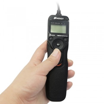 Shoot Timer Remote Control Shutter Release Cable Intervalometer for Nikon D810a D810 D800E D800 D700 D500 D300s D300 D200 D5 D4