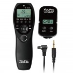 YouPro YP-870 N3 2.4G Wireless Remote Control LCD Timer Shutter Release Transmitter Receiver 32 Channels for Canon DSLR Cameras