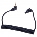 2.5 mm -C3 Off Camera shutter release cable connection for Canon 1D/5D/6D/5DII/5DIII/7D/10D/20D/30D/40D/50D flash trigger