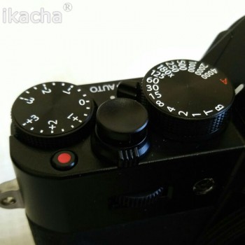 3pcs Black Metal Concave Soft Shutter Release Button For Fuji X100  X20 X10 For Leica M4 M6 M7 M8 M9 SLR Cameras Free Shipping