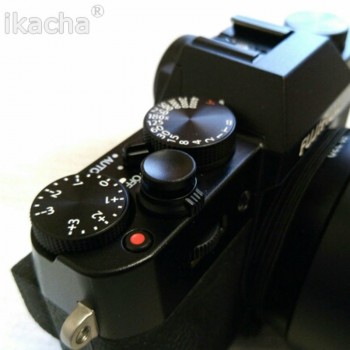 3pcs Black Metal Concave Soft Shutter Release Button For Fuji X100  X20 X10 For Leica M4 M6 M7 M8 M9 SLR Cameras Free Shipping