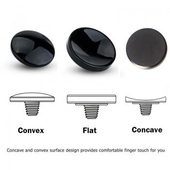 Camera Release Shutter Button Black Flat Convex Concave for Canon Nikon Leica Rolleiflex Hasselblad Fuji X100 X10 Xpro1 XE1 X20