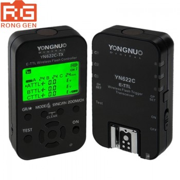 Original Yongnuo YN-622 TX YN 622C ETTL Flash Trigger With Transceivers For Canon Camera Wireless Triggers Flash Studio