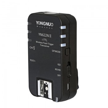 1pcs YONGNUO TTL Transceiver i-TTL 2.4G Wireless Flash Trigger YN622N II HSS 1/8000 For Nikon DSLR Camera Speedlite SB910 SB900