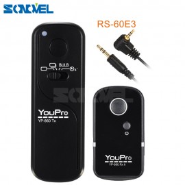Wireless Shutter Release Remote Control RS-60E3 For Canon Rebel T7i T6i T6S T5 T5i T4i T3i T3 T2i EOS M5 M6 60Da 70D 550D 500D