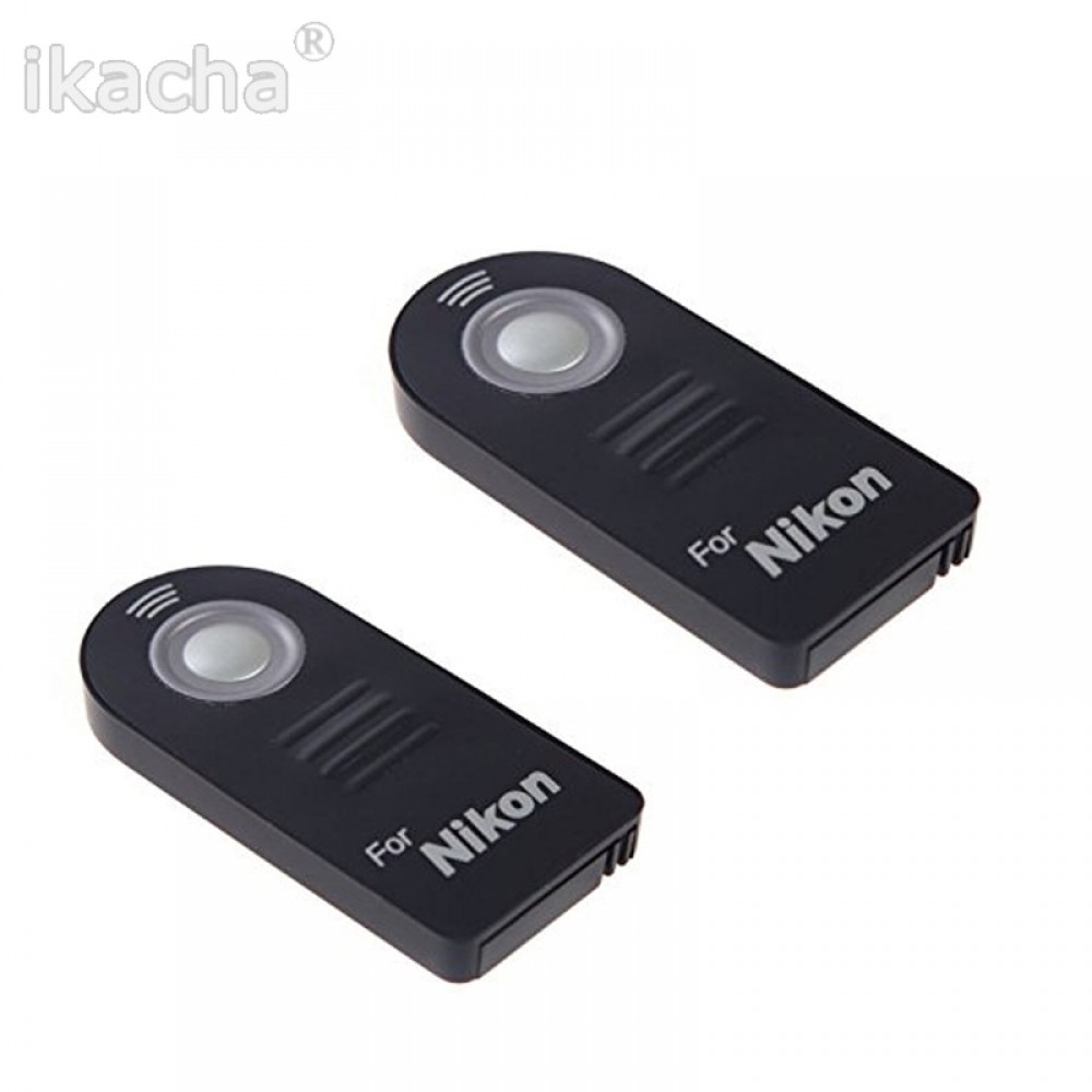 2pcs ML-L3 IR Wireless Infrared Shutter Remote Control For Nikon D7100 D7000 D90 D3300 D3200 D5000 D5100 1 V3 V2 DSLR Camera