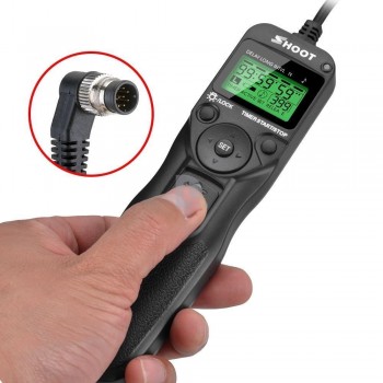 Shoot MC-30 Selfie Timer Remote Control Shutter Release Cable for Nikon D810a D810 D800E D800 D700 D200 D2 D1 D4 F5 F6 F100 F90X