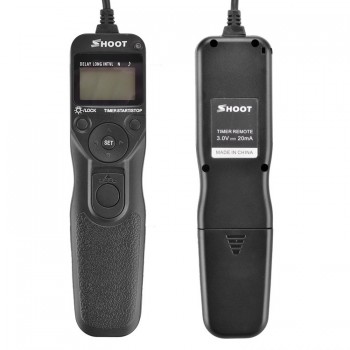 Shoot MC-30 Selfie Timer Remote Control Shutter Release Cable for Nikon D810a D810 D800E D800 D700 D200 D2 D1 D4 F5 F6 F100 F90X