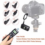 PIXEL TW-283 Wireless Timer Shutter Release Remote Control For Canon 800D 70D Nikon D7300 D7500 D750 D5600 Sony A7II A7RII A6300